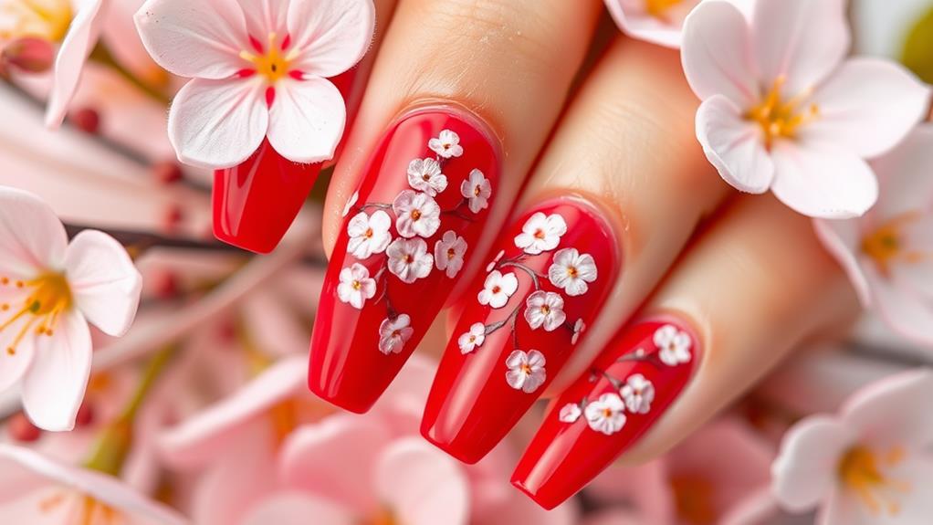 adorable cherry blossom details