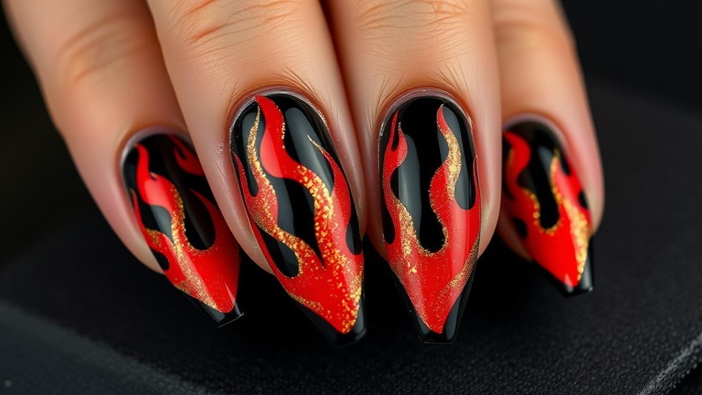 bold black and red