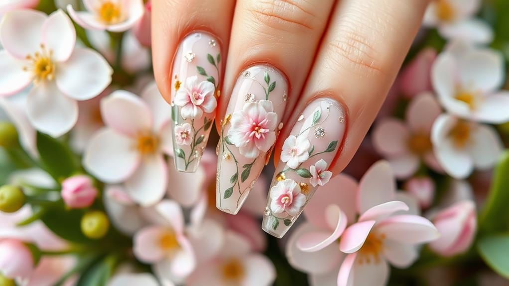 botanical nail design trends