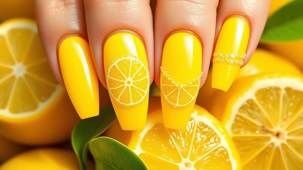 citrus inspired decorative touches