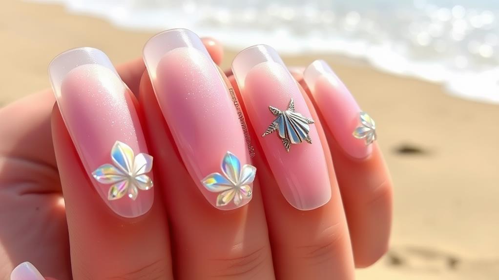 decorative seashell accents