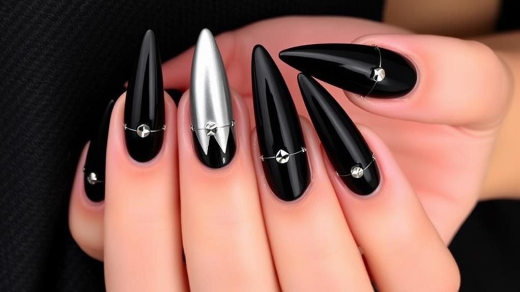 edgy nail art trend