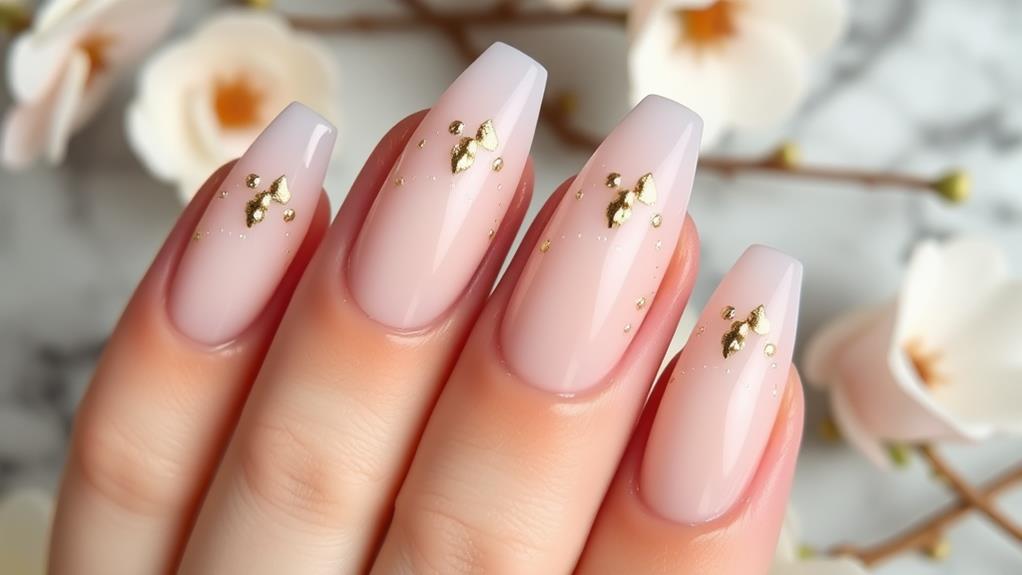 elegant almond acrylic nails