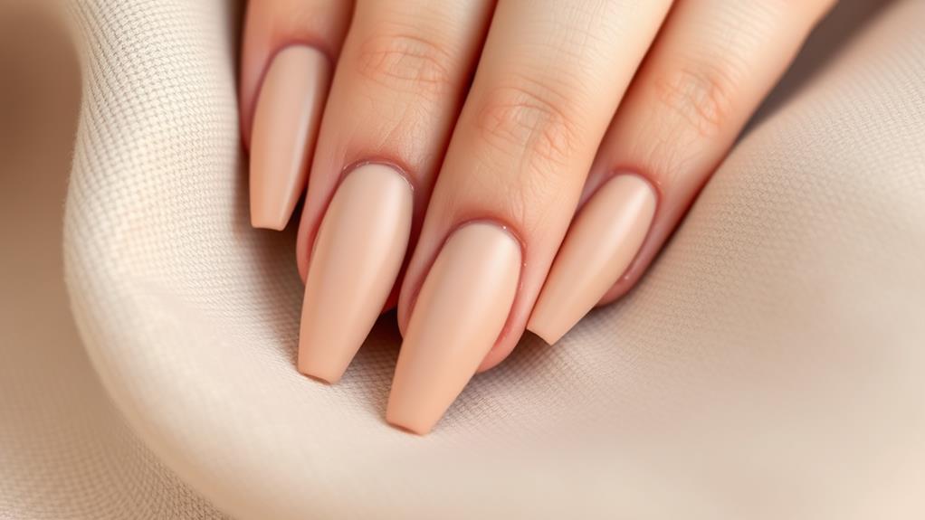 flawless matte nude finish