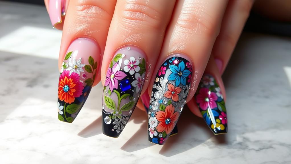 incredible acrylic nail art