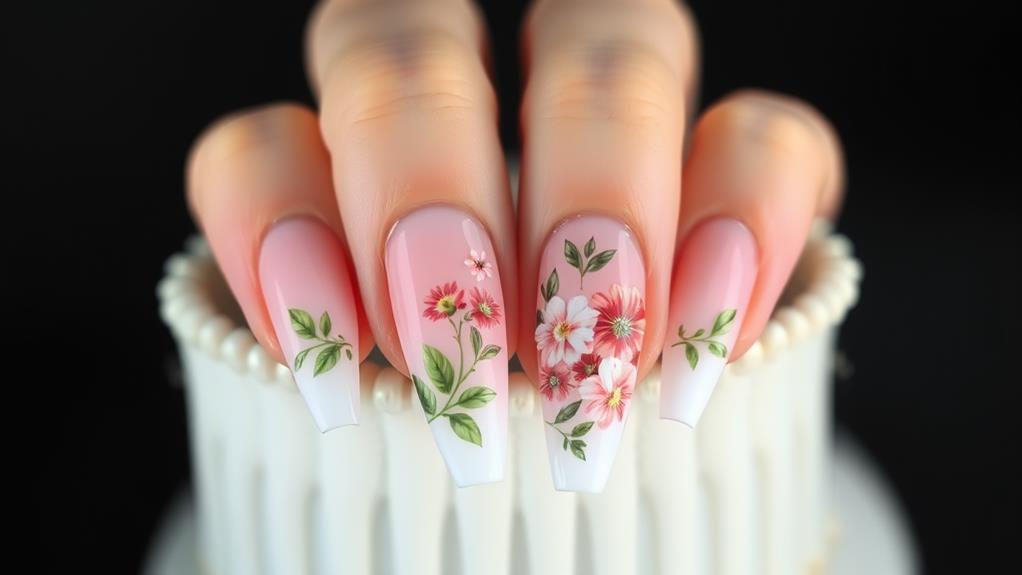 ombre floral design techniques