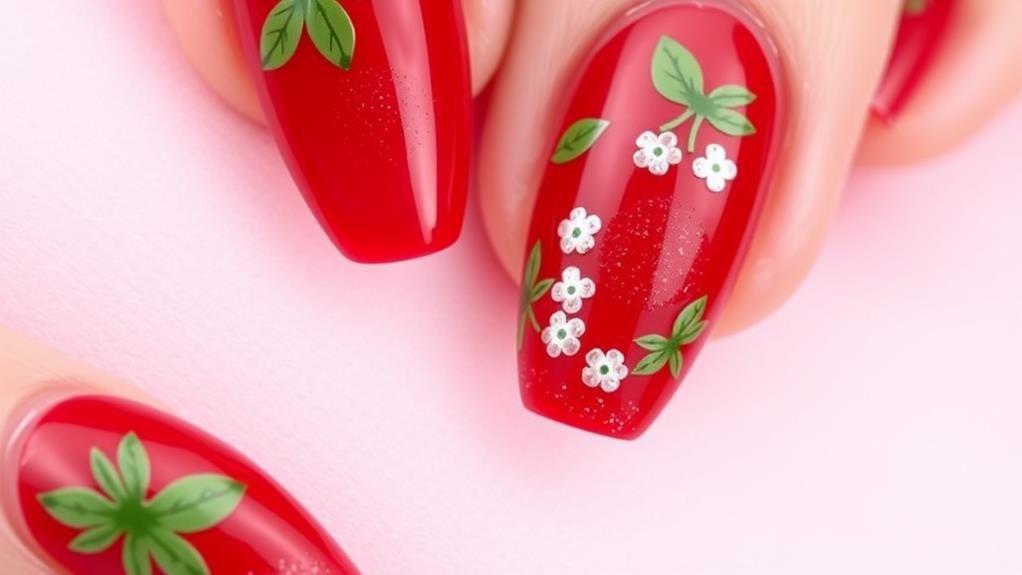 strawberry themed classic design