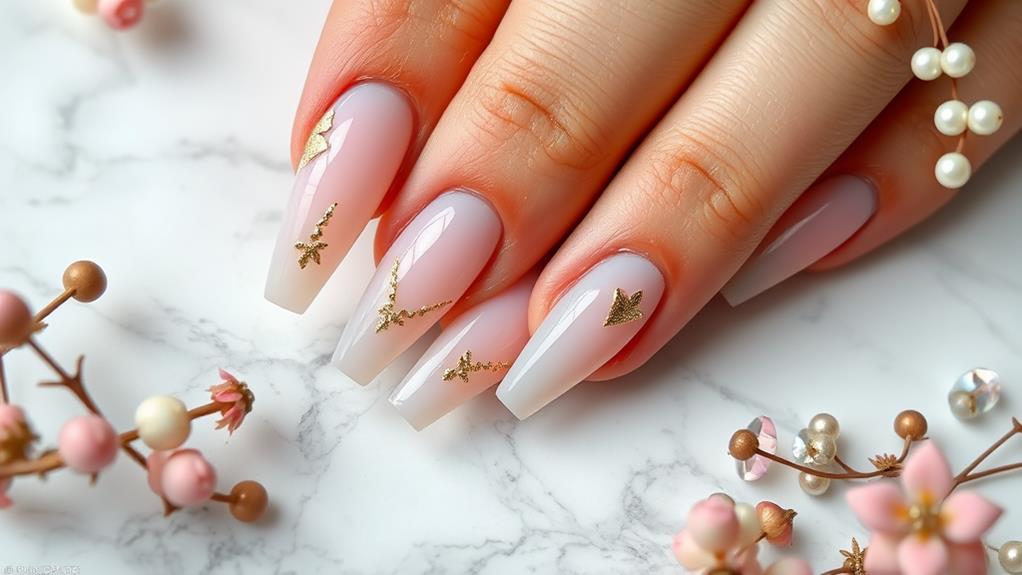 timeless elegant acrylic nails