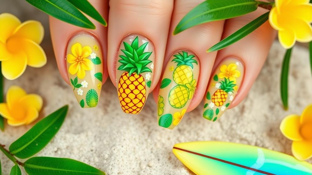 tropical fruit decor trends