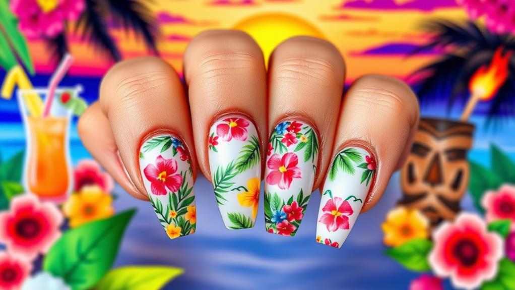 tropical island celebration ideas