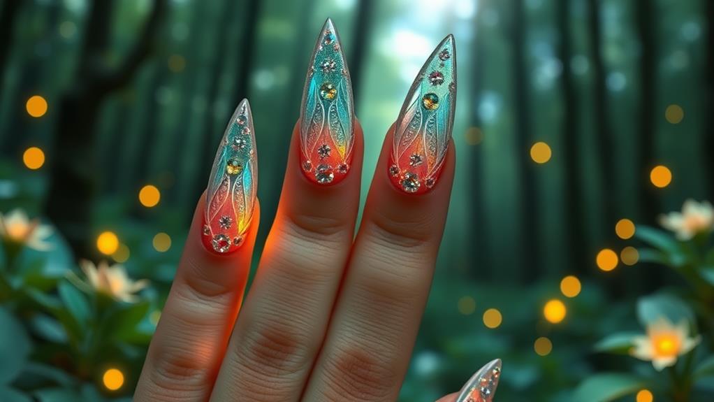 whimsical fantasy nail designs